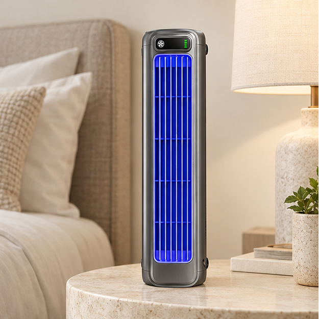 Royeva Portable Rechargeable Mini Air Conditioner-Cooling Fan With 12 Hour Battery