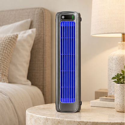Royeva Portable Rechargeable Mini Air Conditioner-Cooling Fan With 12 Hour Battery