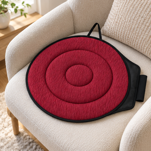 Royelle 360 Degree Rotating Car Seat Cushion-Swivel Mobility Support Pad