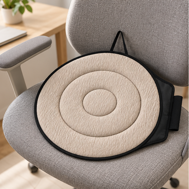 Royelle 360 Degree Rotating Car Seat Cushion-Swivel Mobility Support Pad