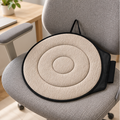 Royelle 360 Degree Rotating Car Seat Cushion-Swivel Mobility Support Pad
