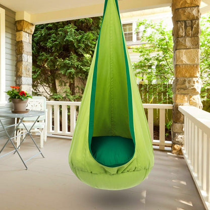Children's Hanging Chair with Air Cushion for Indoors & Outdoors 11