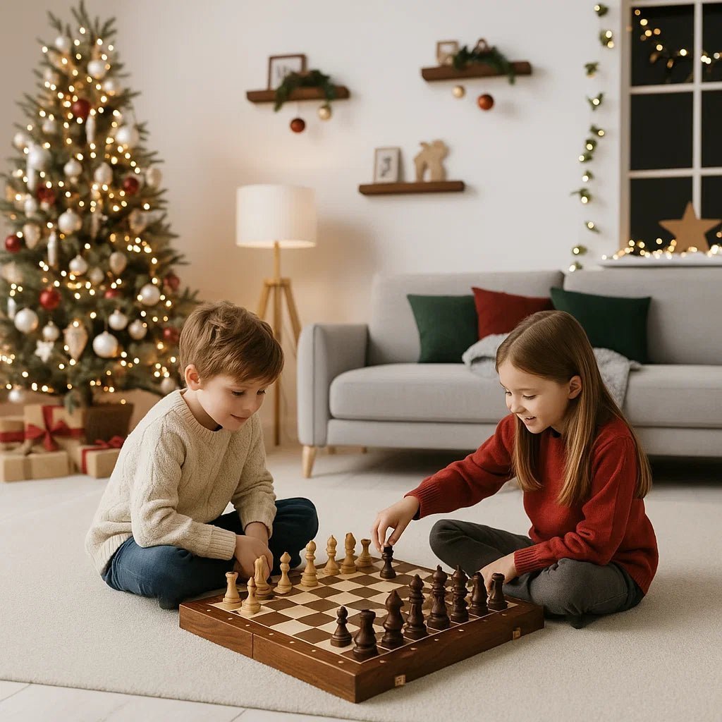 Classic Wooden Chess Set | Foldable Design for Home & Travel Play 1