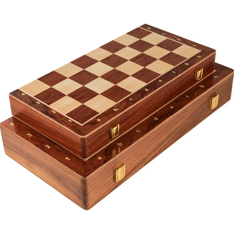 Classic Wooden Chess Set | Foldable Design for Home & Travel Play 6