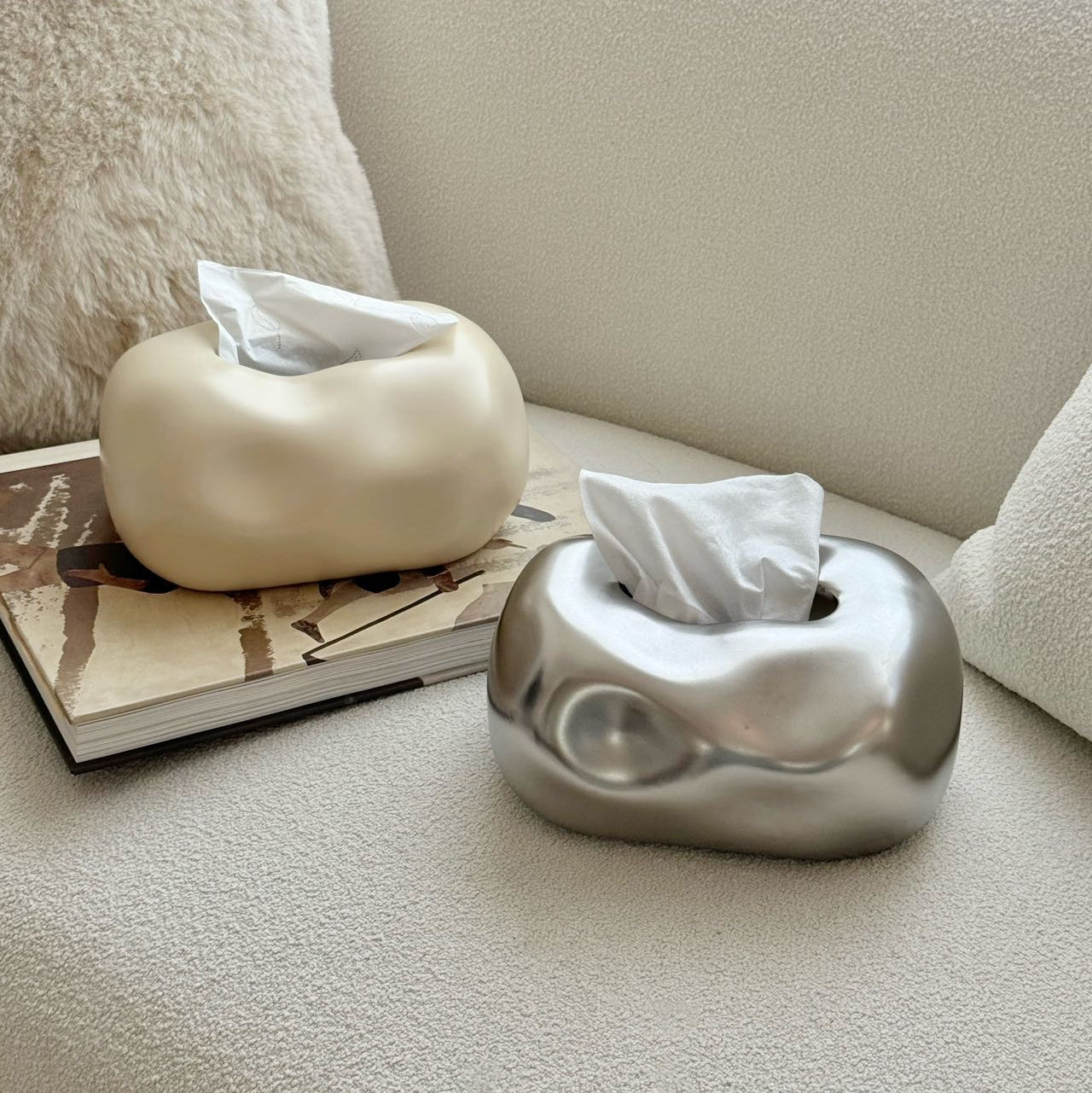 Cloud Ceramic Tissue Box 3