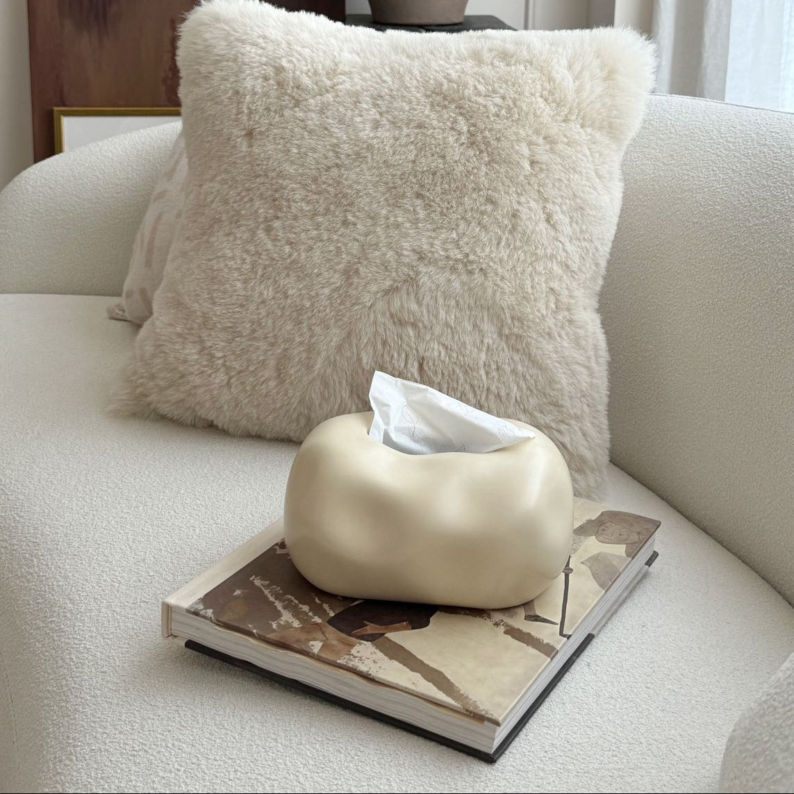 Cloud Ceramic Tissue Box 6