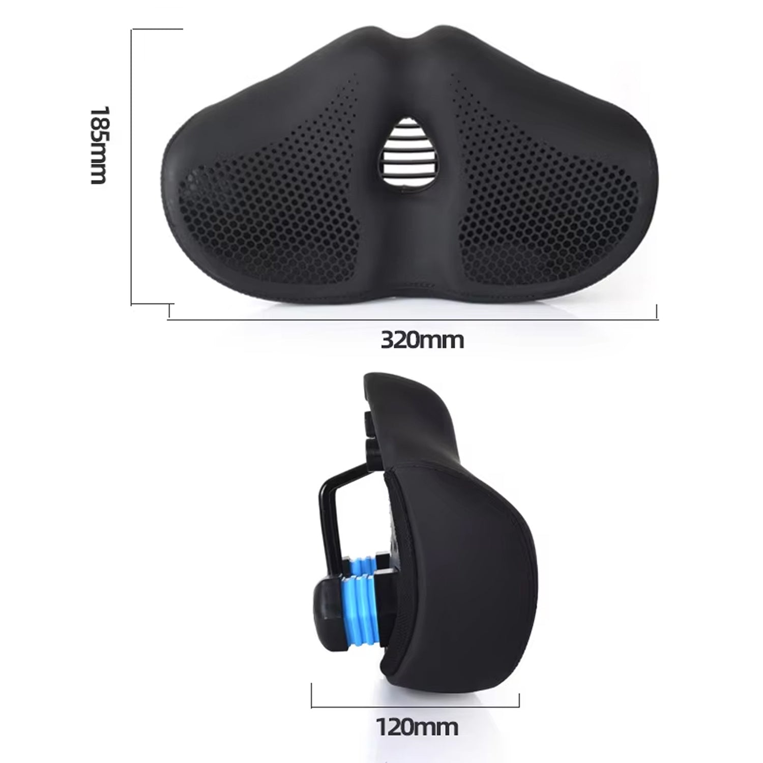 Comfortable Bike Seat | Oversized Noseless Design with Shock Absorption | Pain-Free Cycling for Long Rides 7