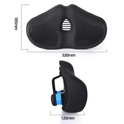 Comfortable Bike Seat | Oversized Noseless Design with Shock Absorption | Pain-Free Cycling for Long Rides 7