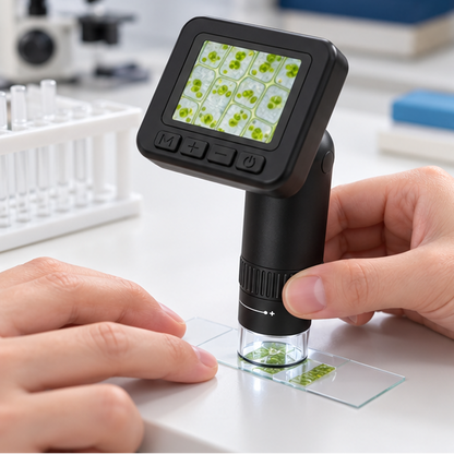 Royeva Portable Digital Microscope-HD Screen Camera For Science Learning And Kids