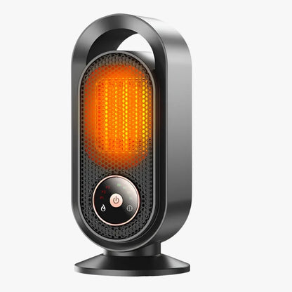Compact Ceramic Fan Heater 1000W Touchscreen Adjustable Modes Portable for Home Office 0
