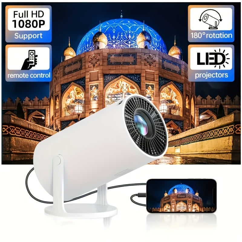 Compact Mini Projector with 4K Support & Dual Wi-Fi for Immersive Home Entertainment 3