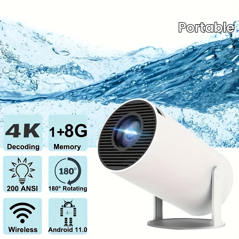 Compact Mini Projector with 4K Support & Dual Wi-Fi for Immersive Home Entertainment 5