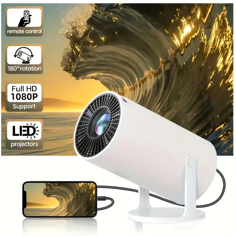 Compact Mini Projector with 4K Support & Dual Wi-Fi for Immersive Home Entertainment 6