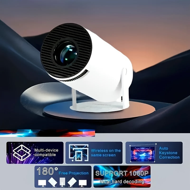 Compact Mini Projector with 4K Support & Dual Wi-Fi for Immersive Home Entertainment 8