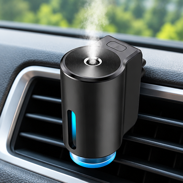 Royelle USB Car Air Freshener And Essential Oil Diffuser Vent Clip