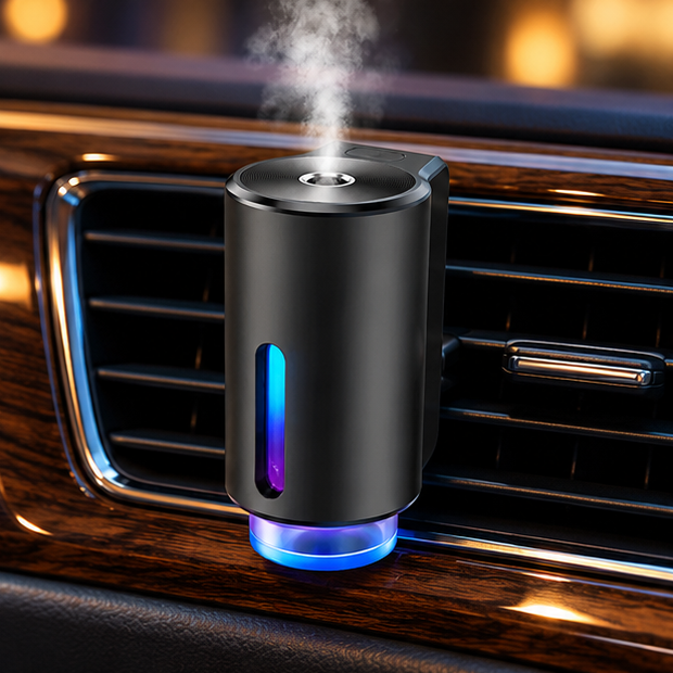 Royelle USB Car Air Freshener And Essential Oil Diffuser Vent Clip