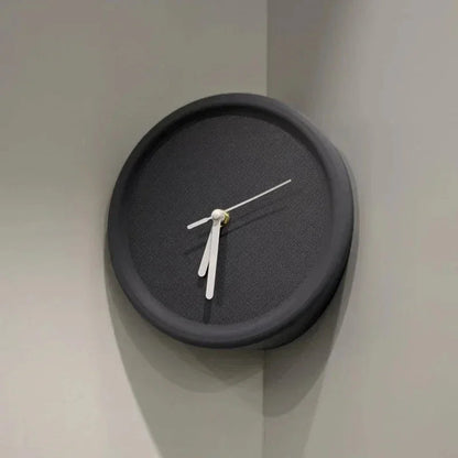 Royeva Modern Corner Wall Clock – Minimalist Geometric Design for Contemporary Homes