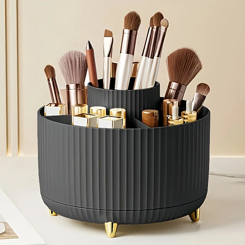 Cosmetic Organizer 360° rotating makeup stand with 5 sections 0