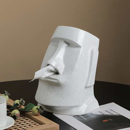 Creative Moai Tissue Holder Box 1