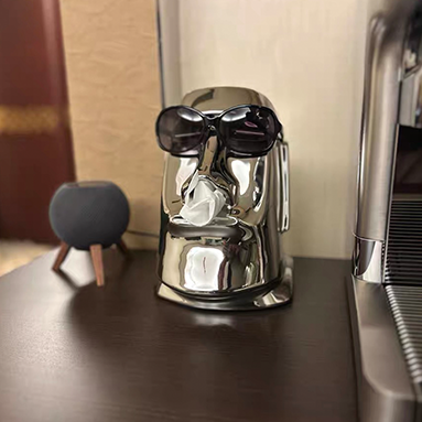 Royora Moai Stone Head Tissue Holder-Funny Dispenser Nordic Decor