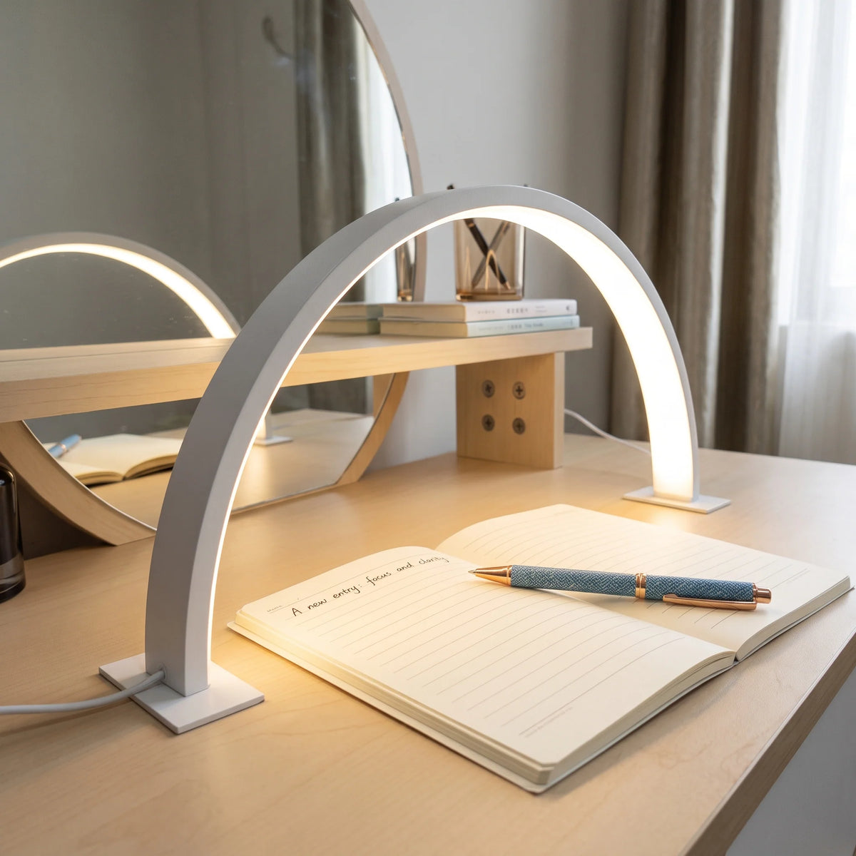 Crescent Moon Desk Lamp 0