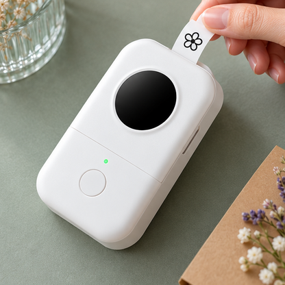 Royeva Mini Bluetooth Thermal Label Maker-Portable Wireless Inkless Printer