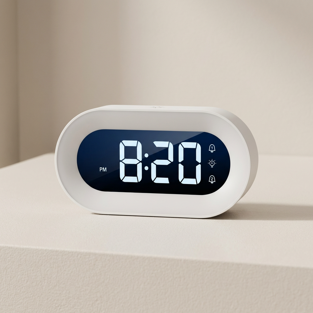 Dimmable Sunrise Alarm Clock with Nature Sounds – Rechargeable Wake Light for Gentle Morning Awakenings 1