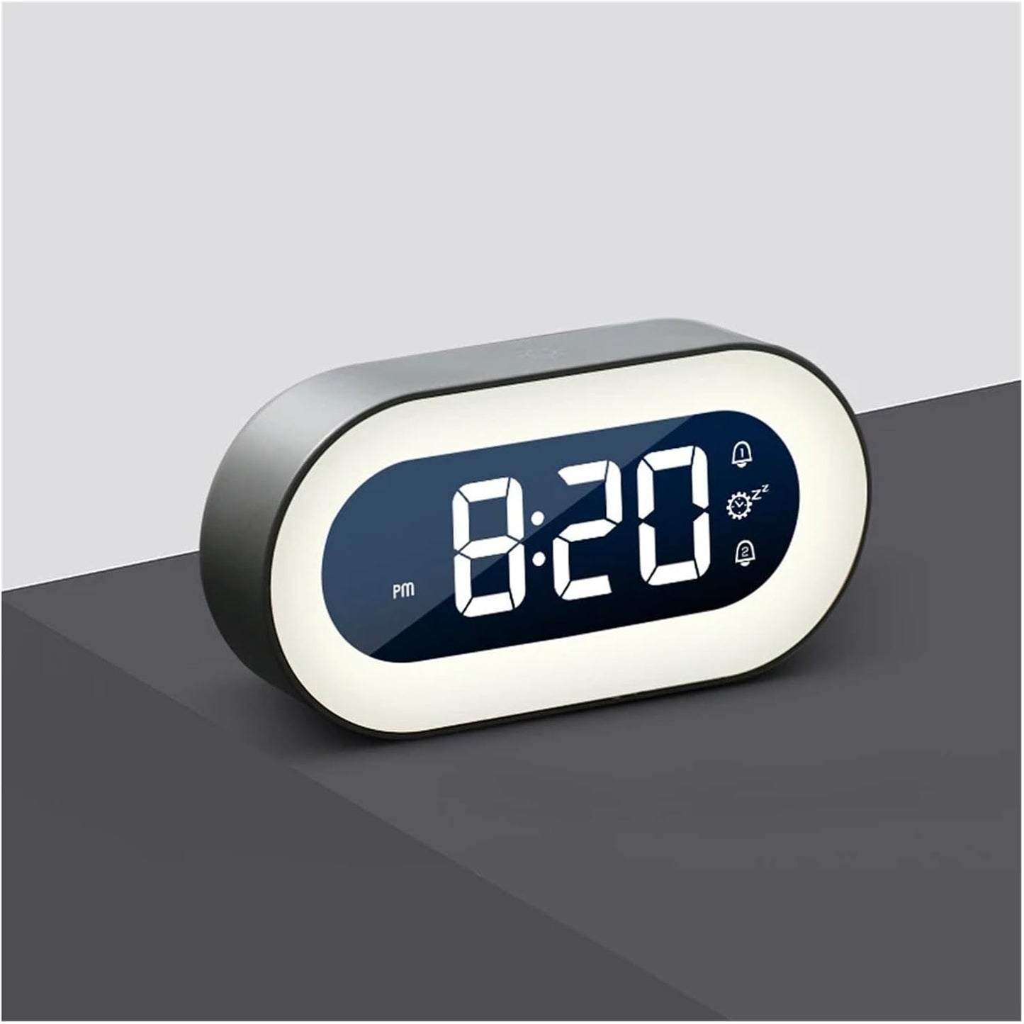 Dimmable Sunrise Alarm Clock with Nature Sounds – Rechargeable Wake Light for Gentle Morning Awakenings 3