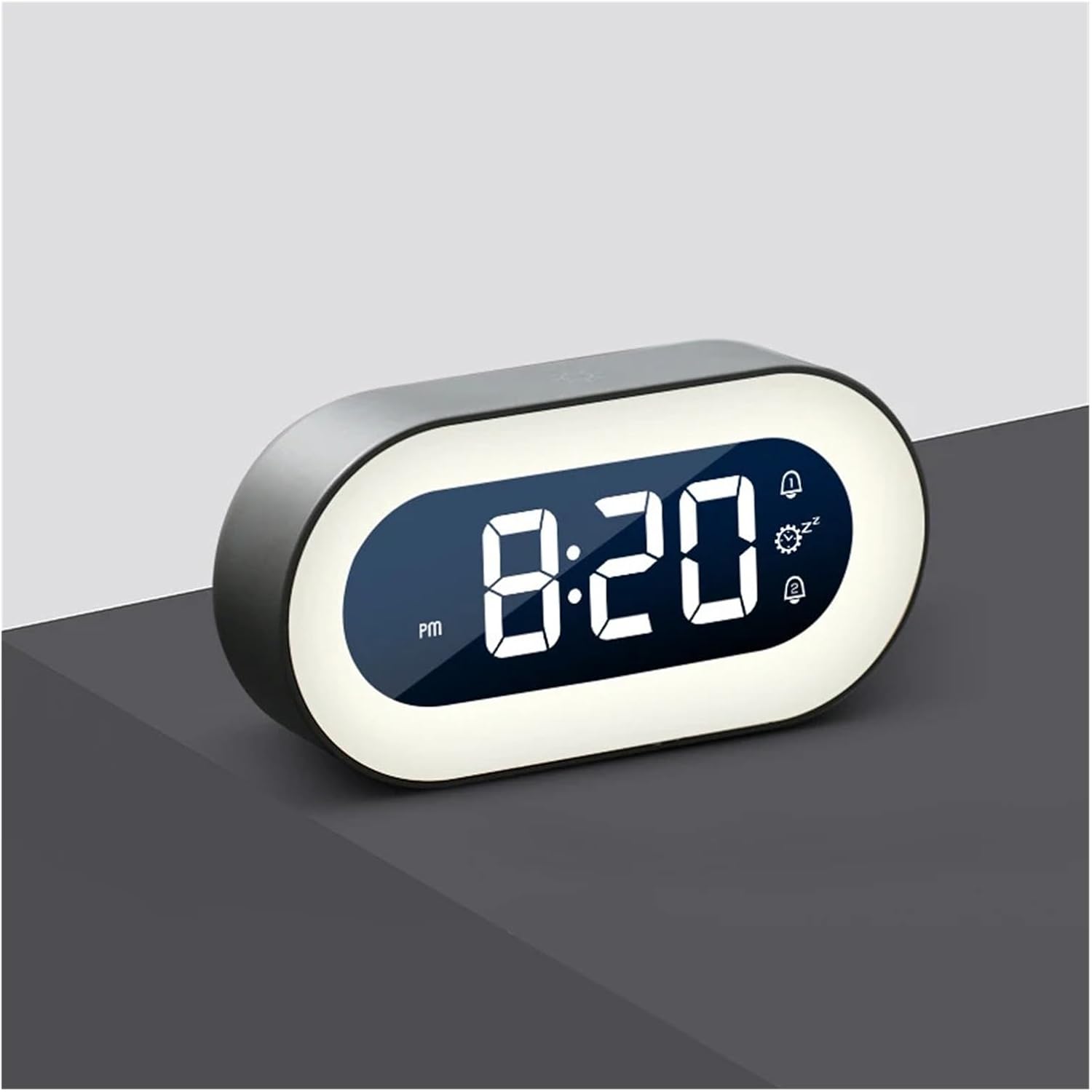 Dimmable Sunrise Alarm Clock with Nature Sounds – Rechargeable Wake Light for Gentle Morning Awakenings 3