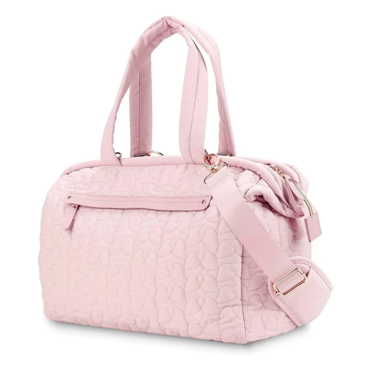 Duffel Bag Quilted Spacious Multiple Pockets & Adjustable Strap 0