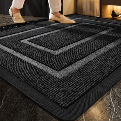 Durable Classic Front Door Mat with Non-Slip Rubber Backing for Indoor Outdoor Use 3