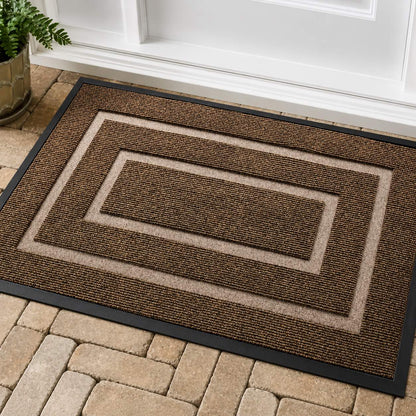 Durable Classic Front Door Mat with Non-Slip Rubber Backing for Indoor Outdoor Use 4
