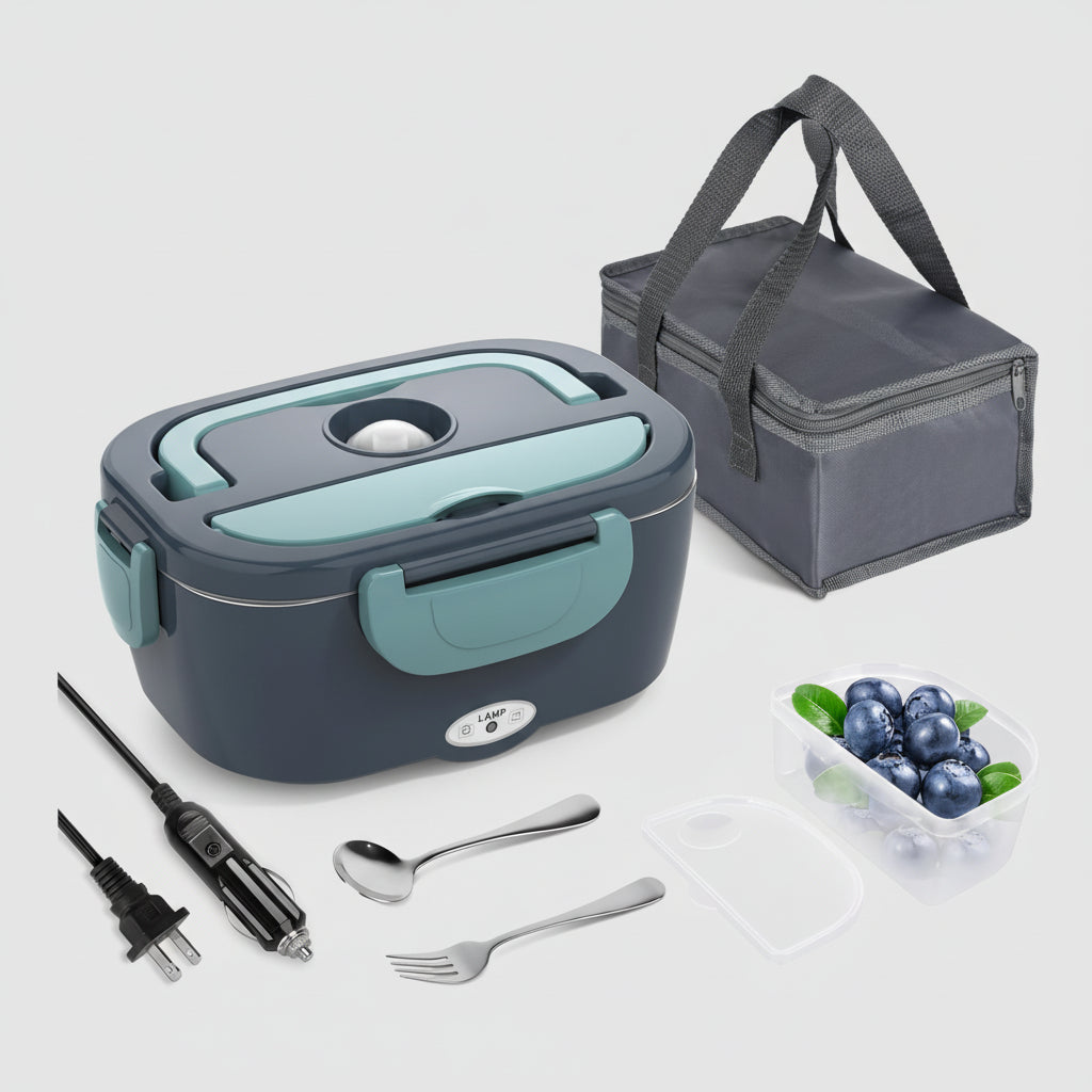 Electric Lunch Box with Insulated Carry Bag - 3-in-1 Food Heater for Travel 7