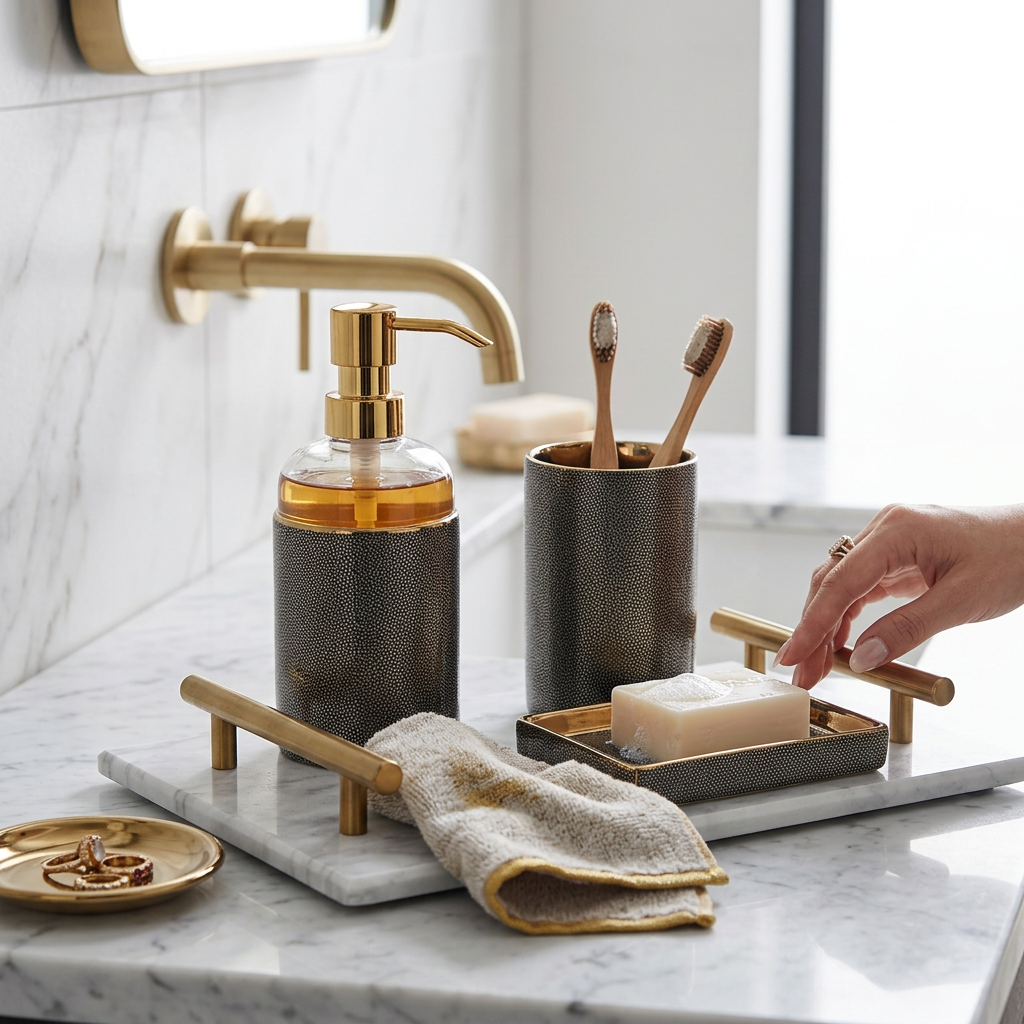 Elegant Ceramic Bathroom Set 1