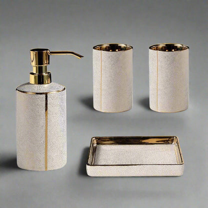 Elegant Ceramic Bathroom Set 12