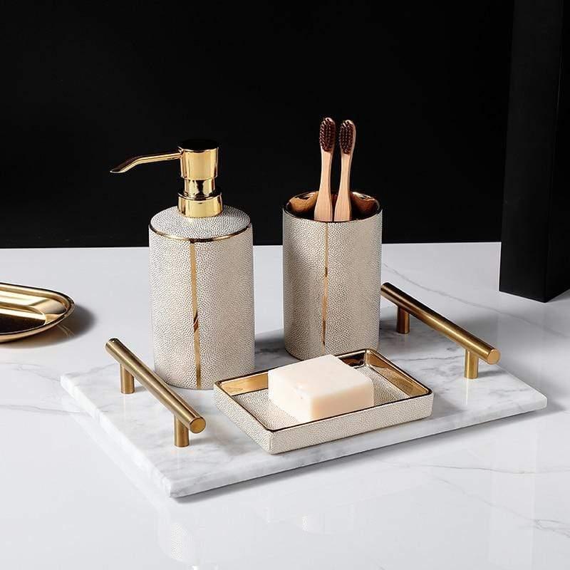Elegant Ceramic Bathroom Set 3