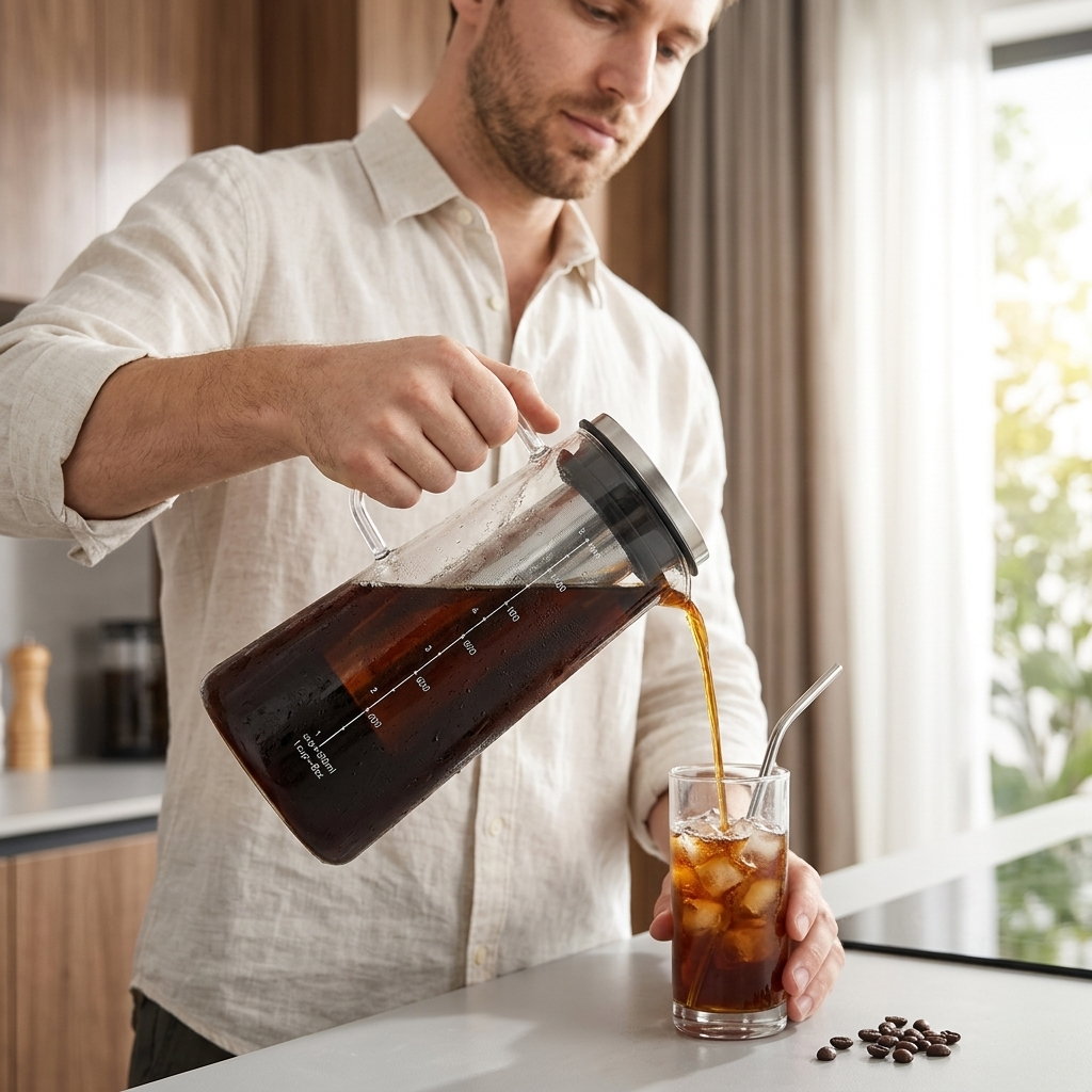 Elegant Glass Cold Brew Coffee Maker 1