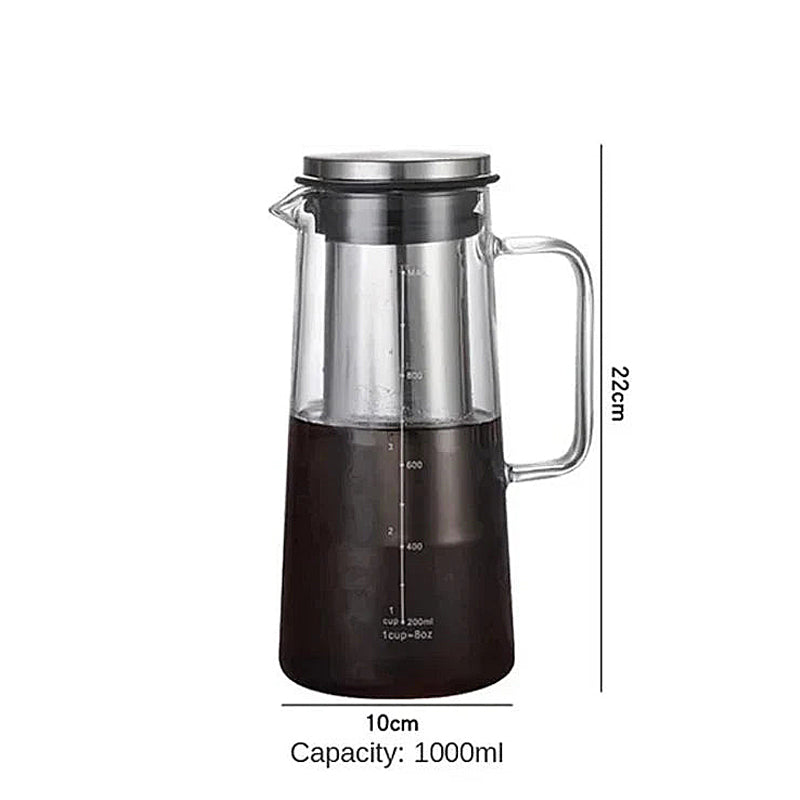 Elegant Glass Cold Brew Coffee Maker 5