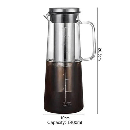 Elegant Glass Cold Brew Coffee Maker 6