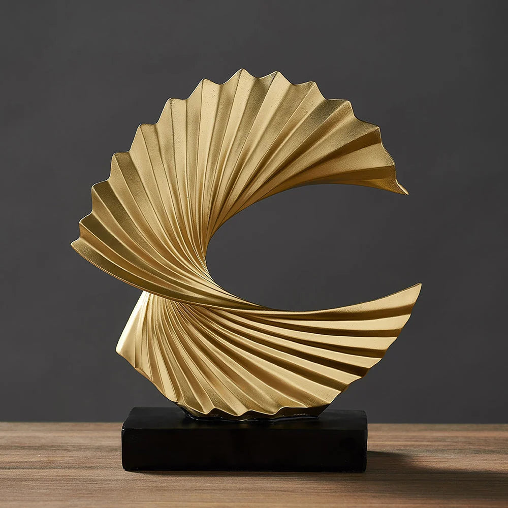 Elegant Half Moon Sculpture – LunarGrace 0