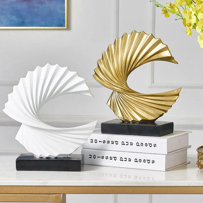 Elegant Half Moon Sculpture – LunarGrace 1