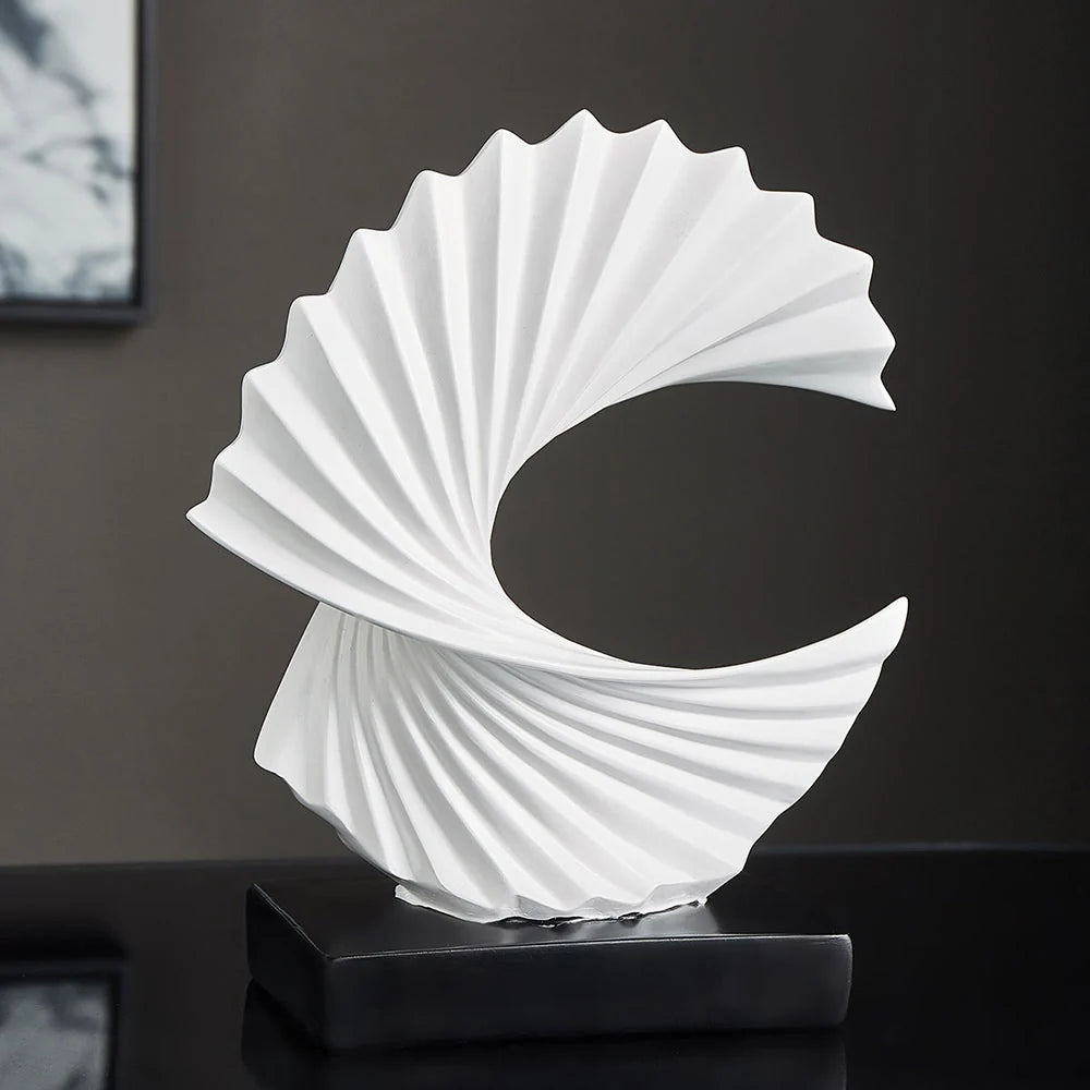 Elegant Half Moon Sculpture – LunarGrace 2
