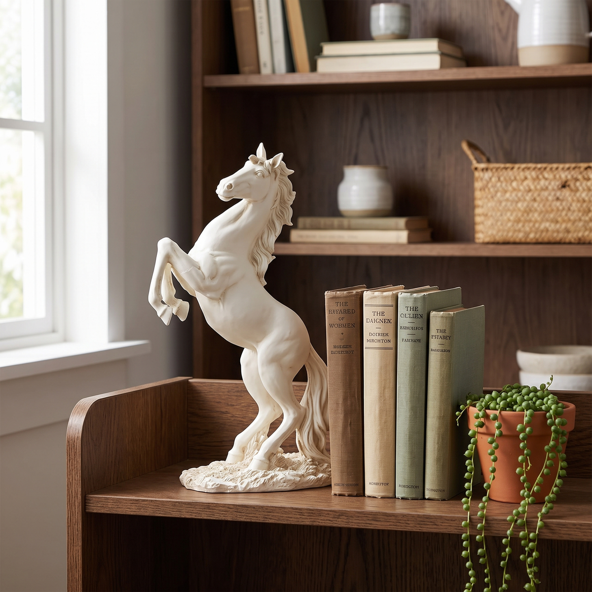 Equira - Rearing Horse Figurine 4