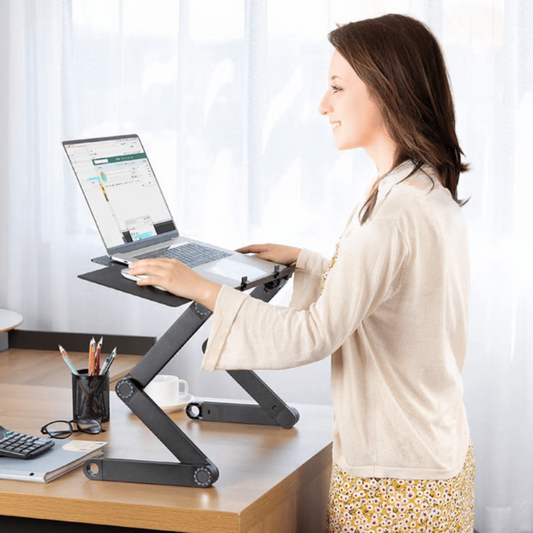 Ergonomic Laptop Stand | 360° Adjustable for Flexible Workstations 1