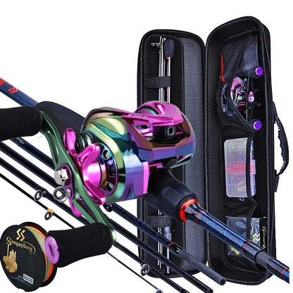 Fishing & Reels Carbon Rod with Full Kits Carrier Bag BLXCK NORWAY™ 1