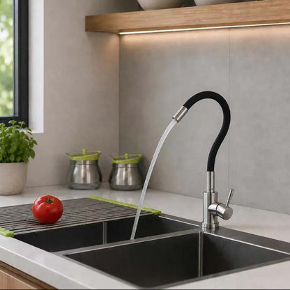 Flexible Kitchen Tap – Bendable Hose Faucet with Hot & Cold Water 1