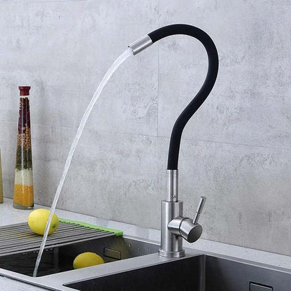 Flexible Kitchen Tap – Bendable Hose Faucet with Hot & Cold Water 6
