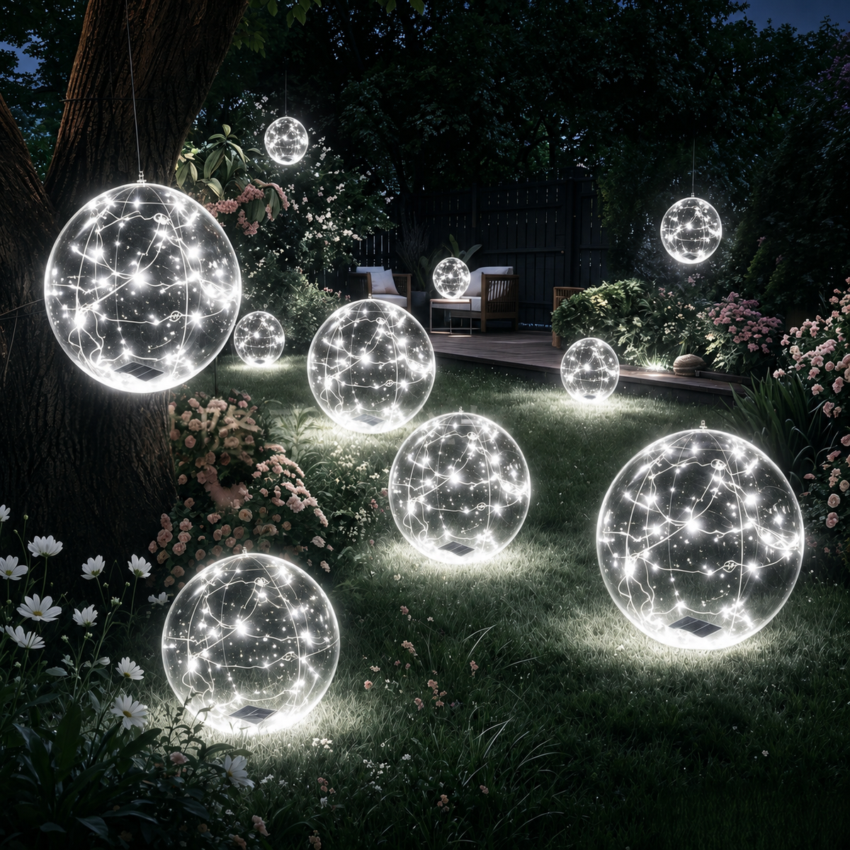 Floating Solar Garden Light – Multicolored, Waterproof Decor for the Garden, Patio, or Poolside 0