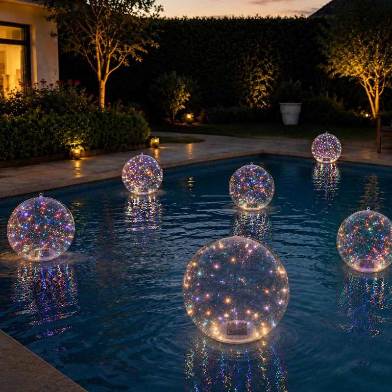 Floating Solar Garden Light – Multicolored, Waterproof Decor for the Garden, Patio, or Poolside 7