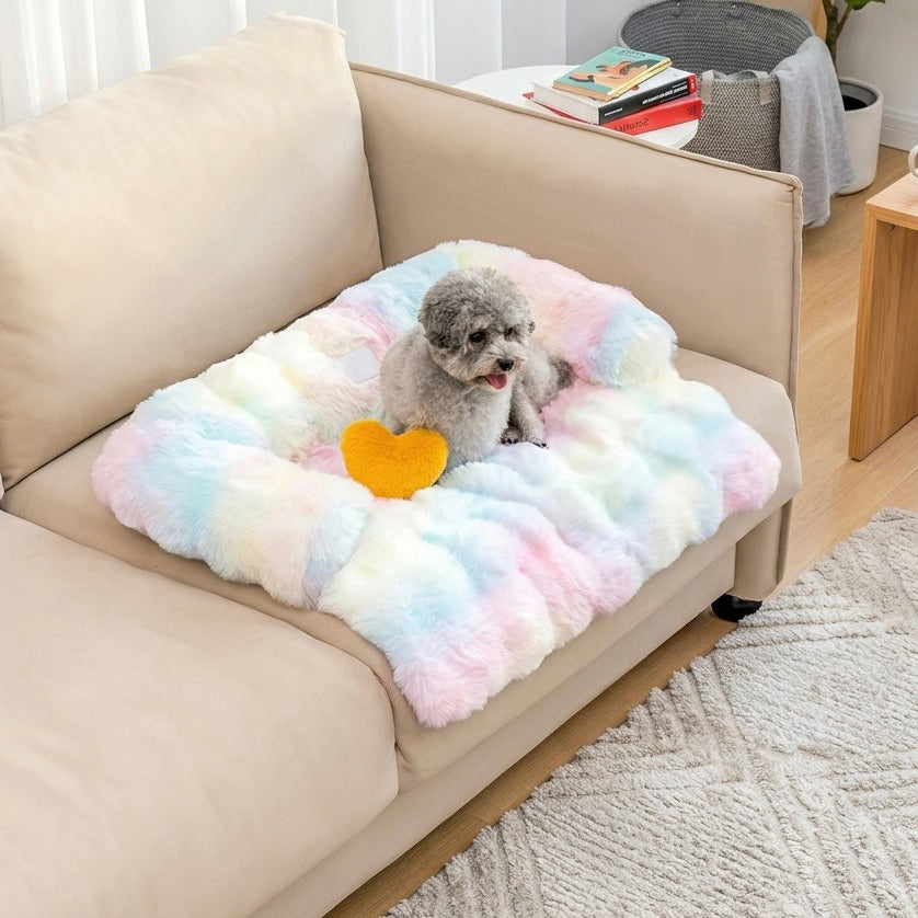 Fluffy Calming Dog Bed | Non-Slip Base | Machine Washable | 4 Sizes | Sofa Mat 10